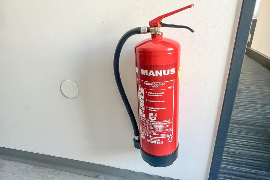 Feuerlösche, 6 l Schaum